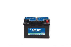 AGM 스타트-스톱 자동차 배터리 JEJE POWER 12V AGM70 L3